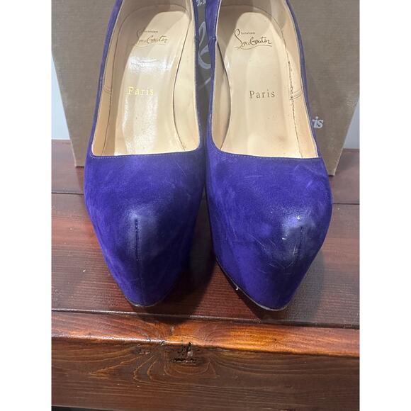 Christian Louboutin Daffodile  Platform Heels – Size 38.5 / US 8.5 - Picture 3 of 6